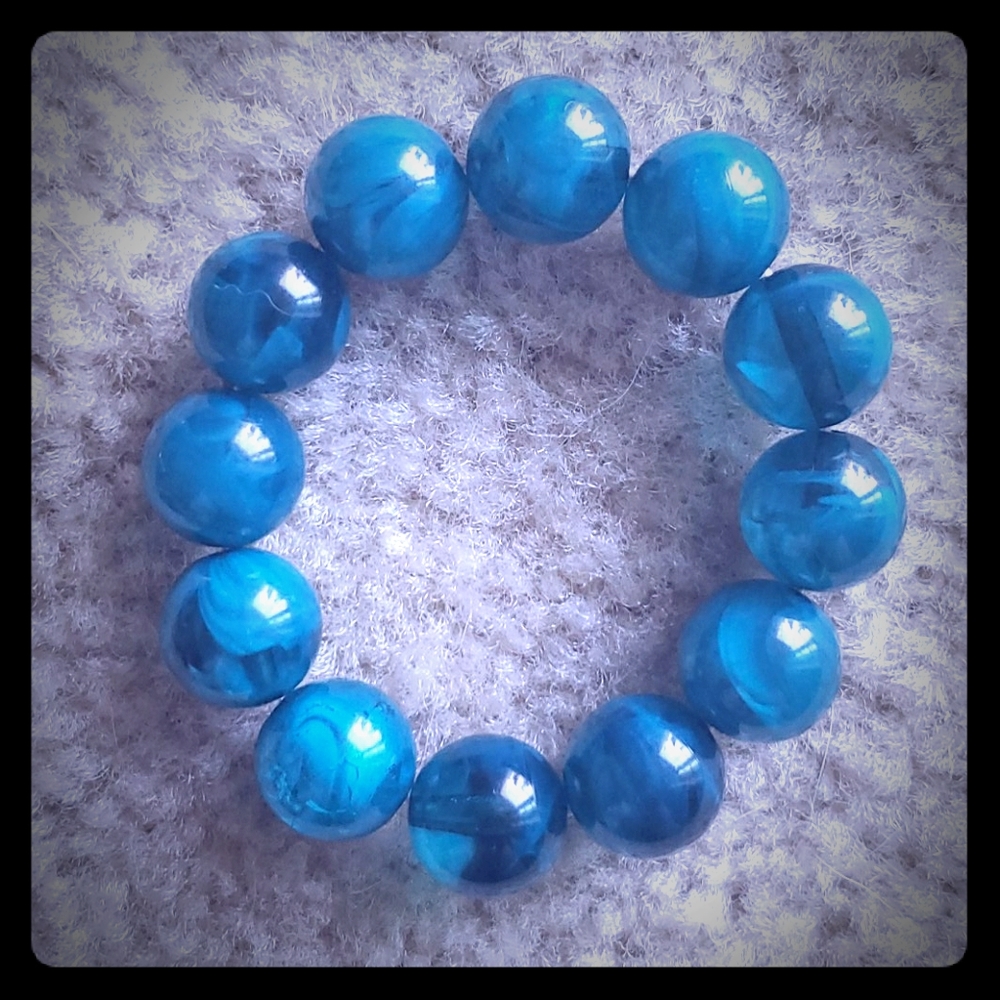 Turquoise Pearl Bracelet